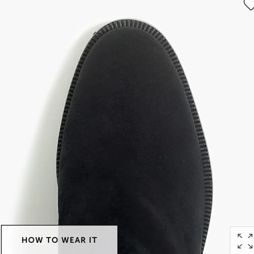 J. Crew Factory  Over-the-knee microsuede boots Item AG056*